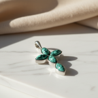 Crucifix of Jesus, Christian cross, jadeite stone pendant