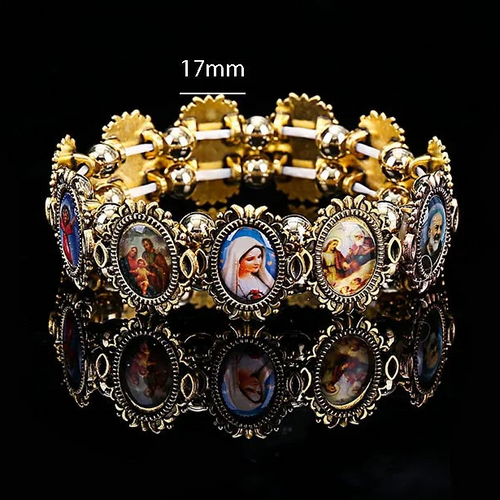 Bracelet Médailles Sacrées – Doré & Argenté | Stella Christi