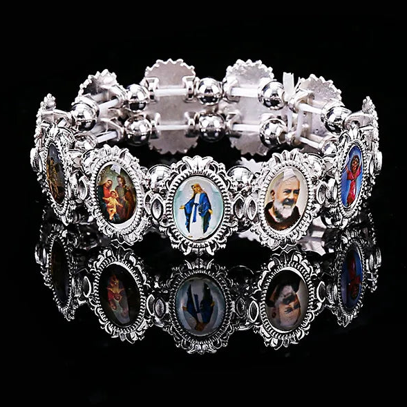 Bracelet Médailles Sacrées – Doré & Argenté | Stella Christi