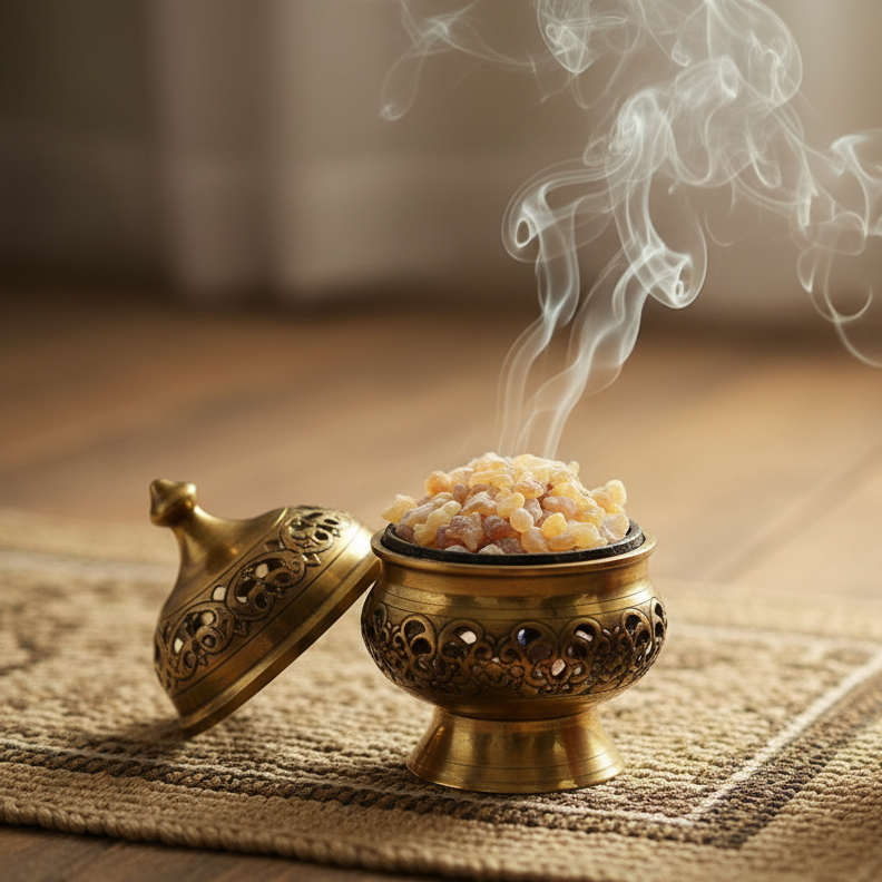 👑 Encens des Rois Mages – Oliban & Myrrhe Naturels (Qualité Liturgique) | Stella Christi