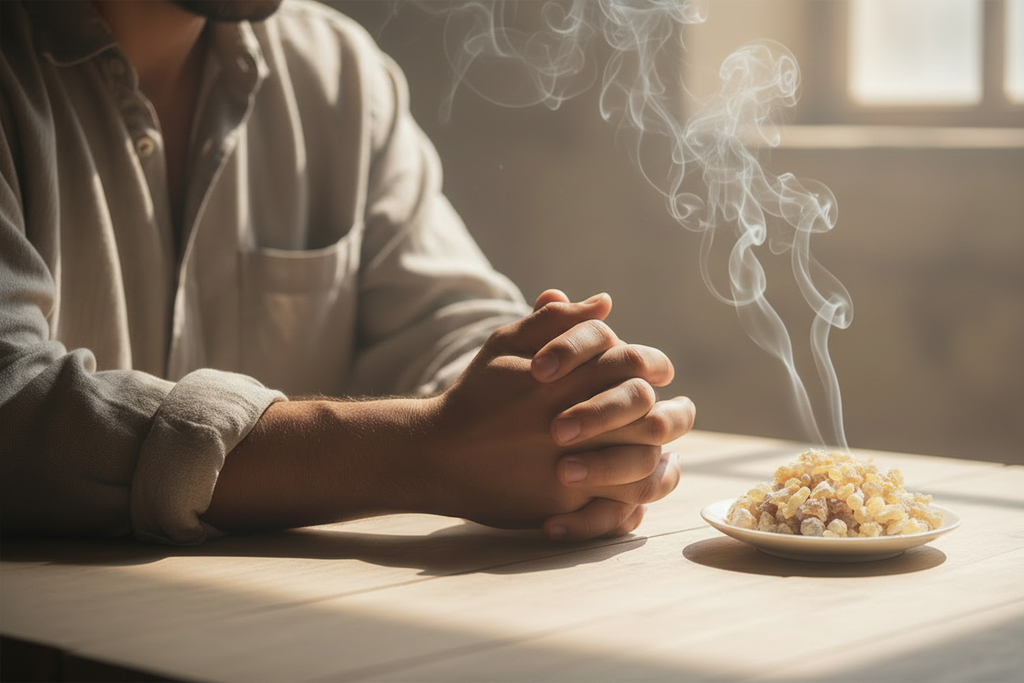 👑 Encens des Rois Mages – Oliban & Myrrhe Naturels (Qualité Liturgique) | Stella Christi