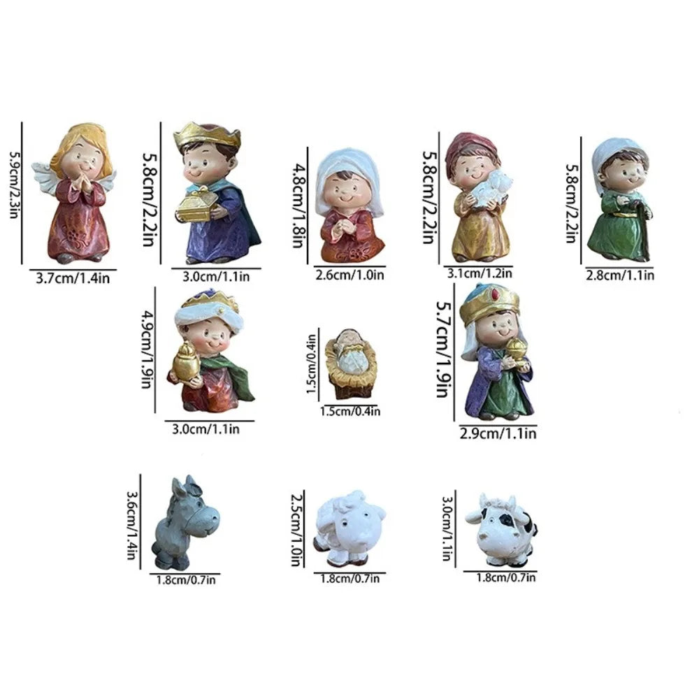 Crèches de la Nativité et mini Jésus – ensembles au choix – détail 6