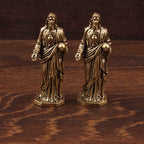 Statuette de Jésus style rétro – finition bronze