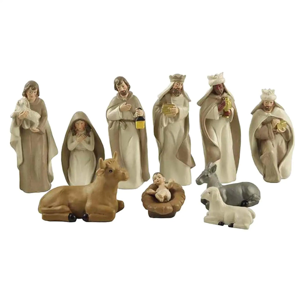 Crèche de Noël en résine – 10 personnages, série 12 cm – visuel fournisseur 6