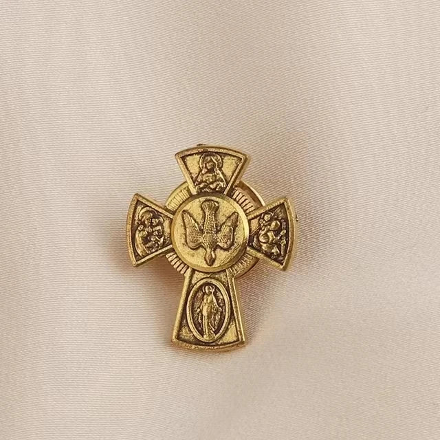 Broche Croix de Jérusalem – plusieurs coloris