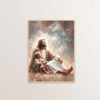 Affiche de Jésus-Christ sur toile – sans cadre – visuel fournisseur 19