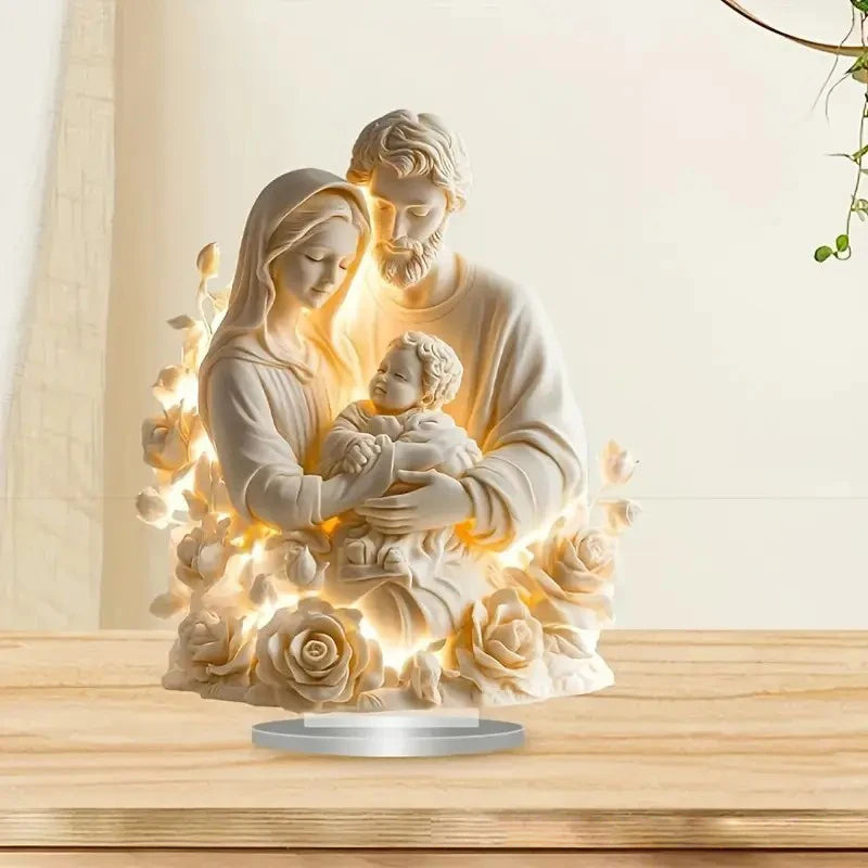 Crèche de Noël illustrée en acrylique – 13 modèles – visuel fournisseur 14