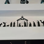 Crèche de Noël en métal – silhouette à poser, 30 cm – visuel fournisseur 3