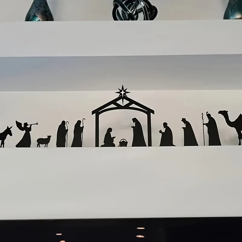 Crèche de Noël en métal – silhouette à poser, 30 cm – visuel fournisseur 3