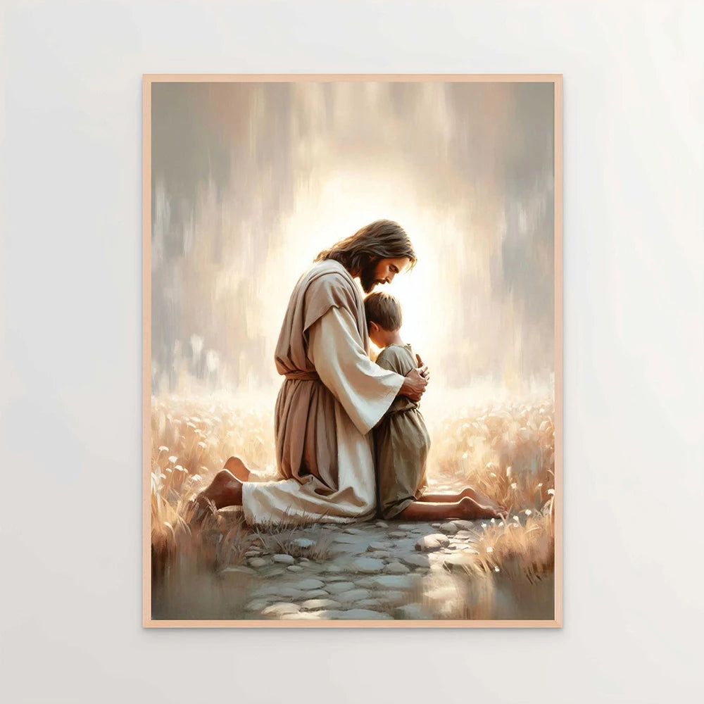 Affiche de Jésus-Christ sur toile – sans cadre – visuel fournisseur 16