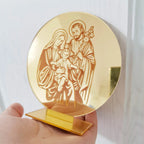 Décorations miroir Vierge Marie et Jésus – lot de 10