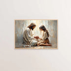 Affiche de Jésus-Christ sur toile – sans cadre – visuel fournisseur 3