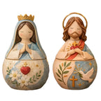 Boîte à bijoux chrétienne – Vierge Marie et Jésus en prière