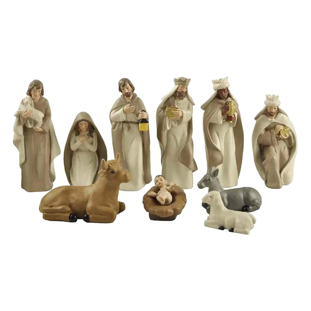Crèche de Noël en résine – 10 personnages, série 12 cm – visuel fournisseur 4