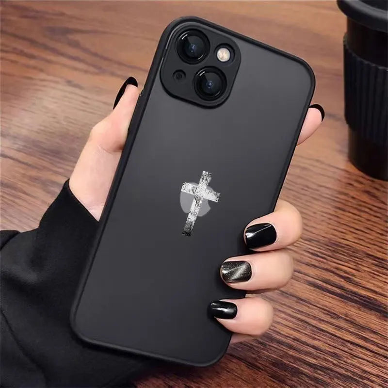 Coque Chrétienne iPhone 17 16 15 14 13 12 11 Pro Max Mini SE 7 8 Plus Air Antichoc Stella Christi