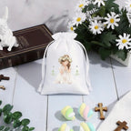 Sacs cadeaux Première Communion 13 × 18 cm – lot de 5