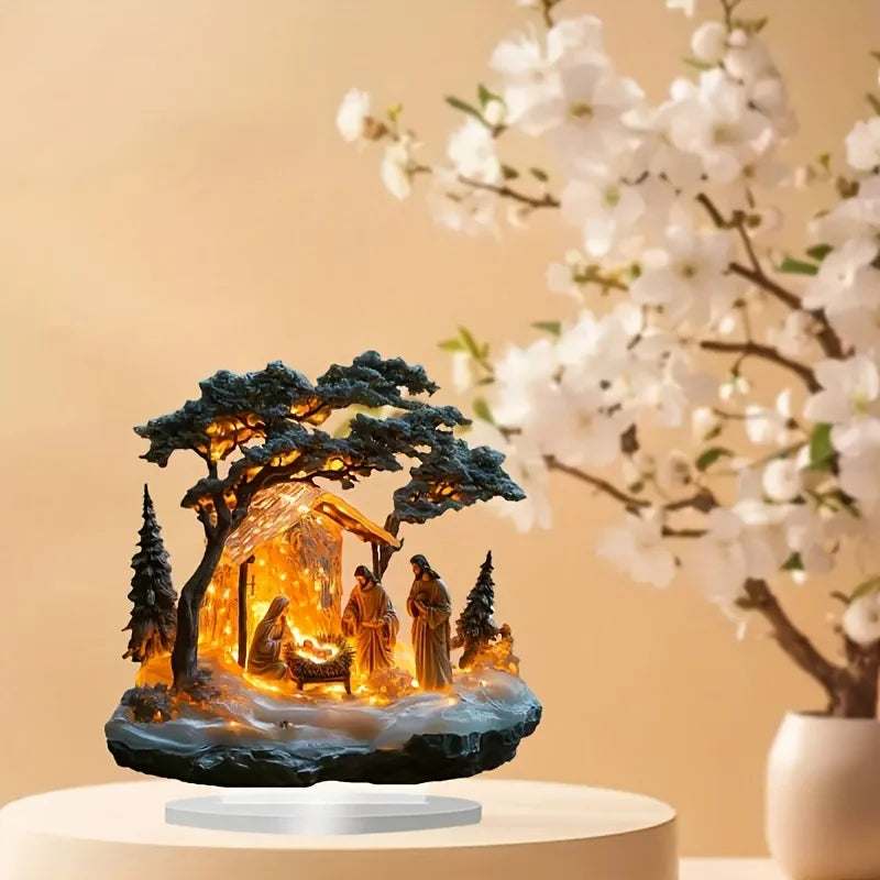Décorations de bureau Jésus – figurines chrétiennes