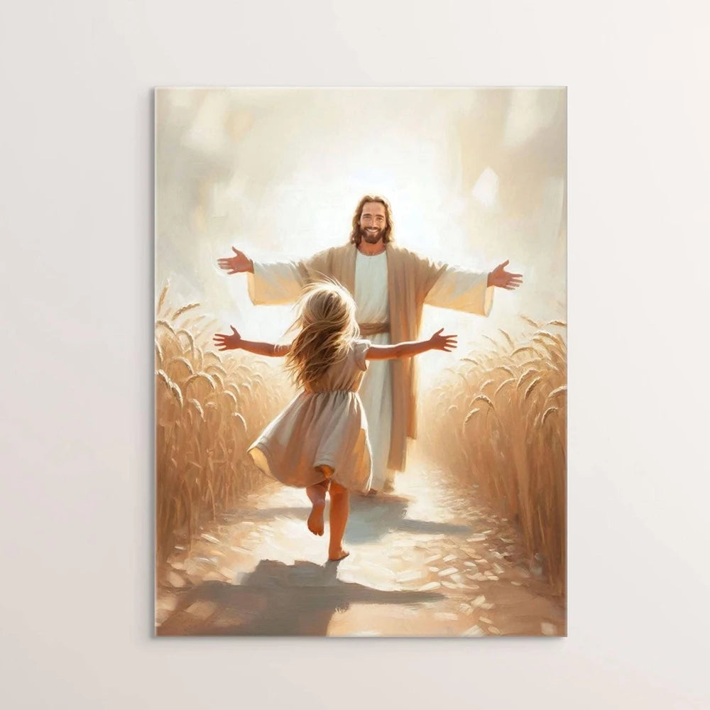 Affiche de Jésus-Christ sur toile – sans cadre – visuel fournisseur 9