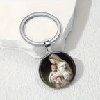 Collier Sainte Famille – pendentif illustré en verre – visuel fournisseur 7