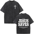 T-shirt chrétien unisexe Stella Christi – Col rond