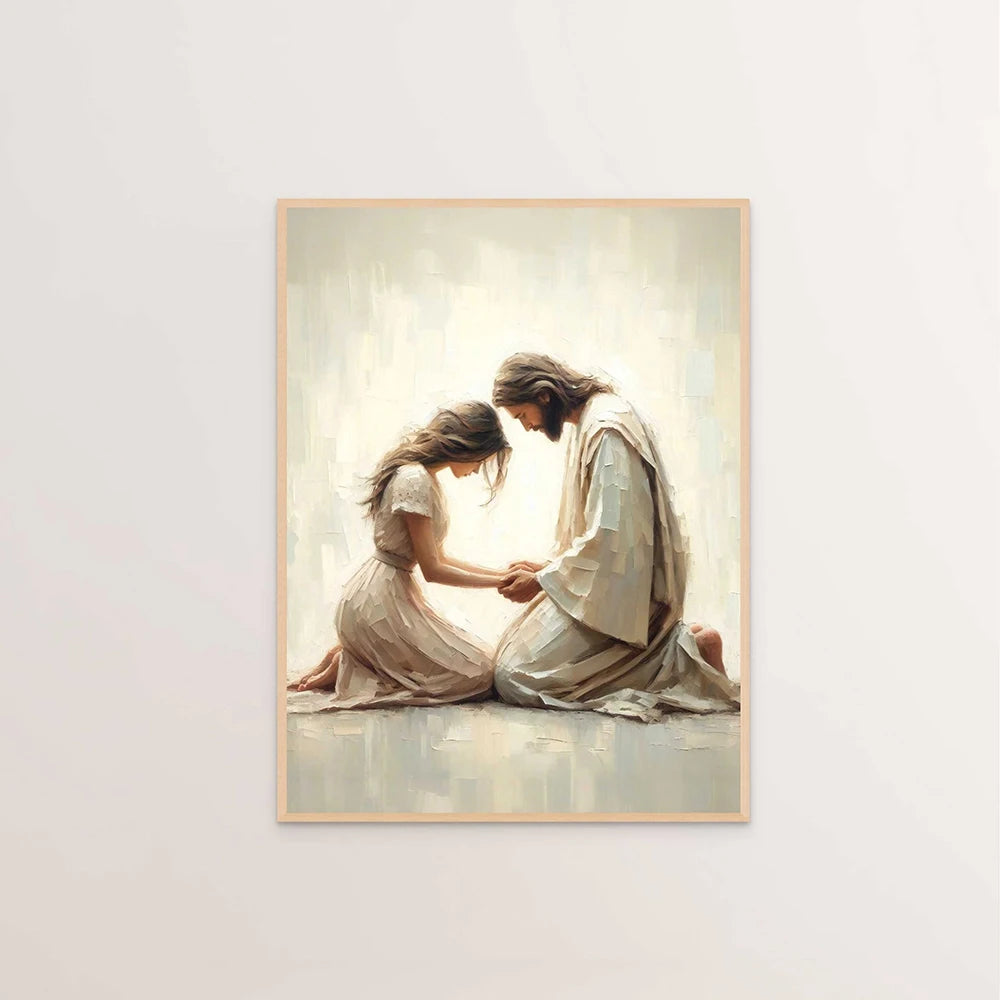 Affiche de Jésus-Christ sur toile – sans cadre – visuel fournisseur 5