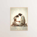 Affiche de Jésus-Christ sur toile – sans cadre – visuel fournisseur 5