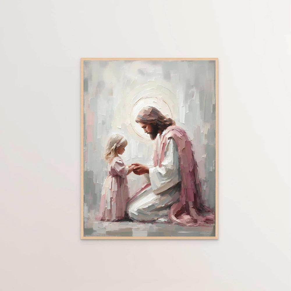 Affiche de Jésus-Christ sur toile – sans cadre – visuel fournisseur 21