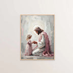 Affiche de Jésus-Christ sur toile – sans cadre – visuel fournisseur 21