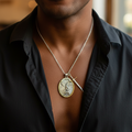 Pendentif Saint Michel Archange – Protection Divine & Victoire Spirituelle | Stella Christi