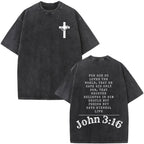 T-shirt chrétien unisexe Stella Christi – Col rond