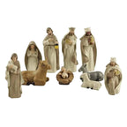 Crèche de Noël en résine – 10 personnages, série 12 cm – visuel fournisseur 3