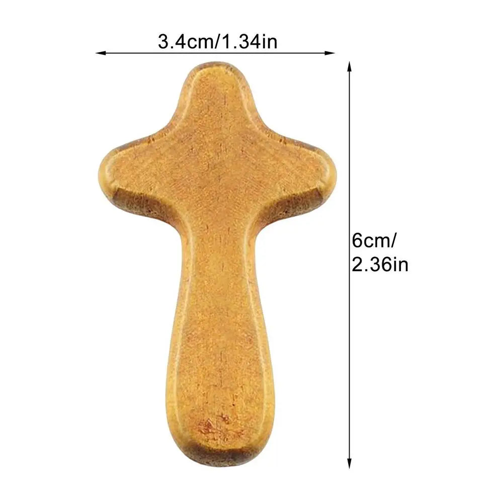Croix de prière en bois – unité ou lot de 24