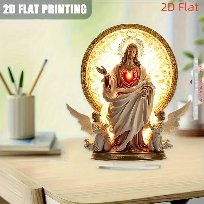 Décorations de bureau Jésus – figurines chrétiennes