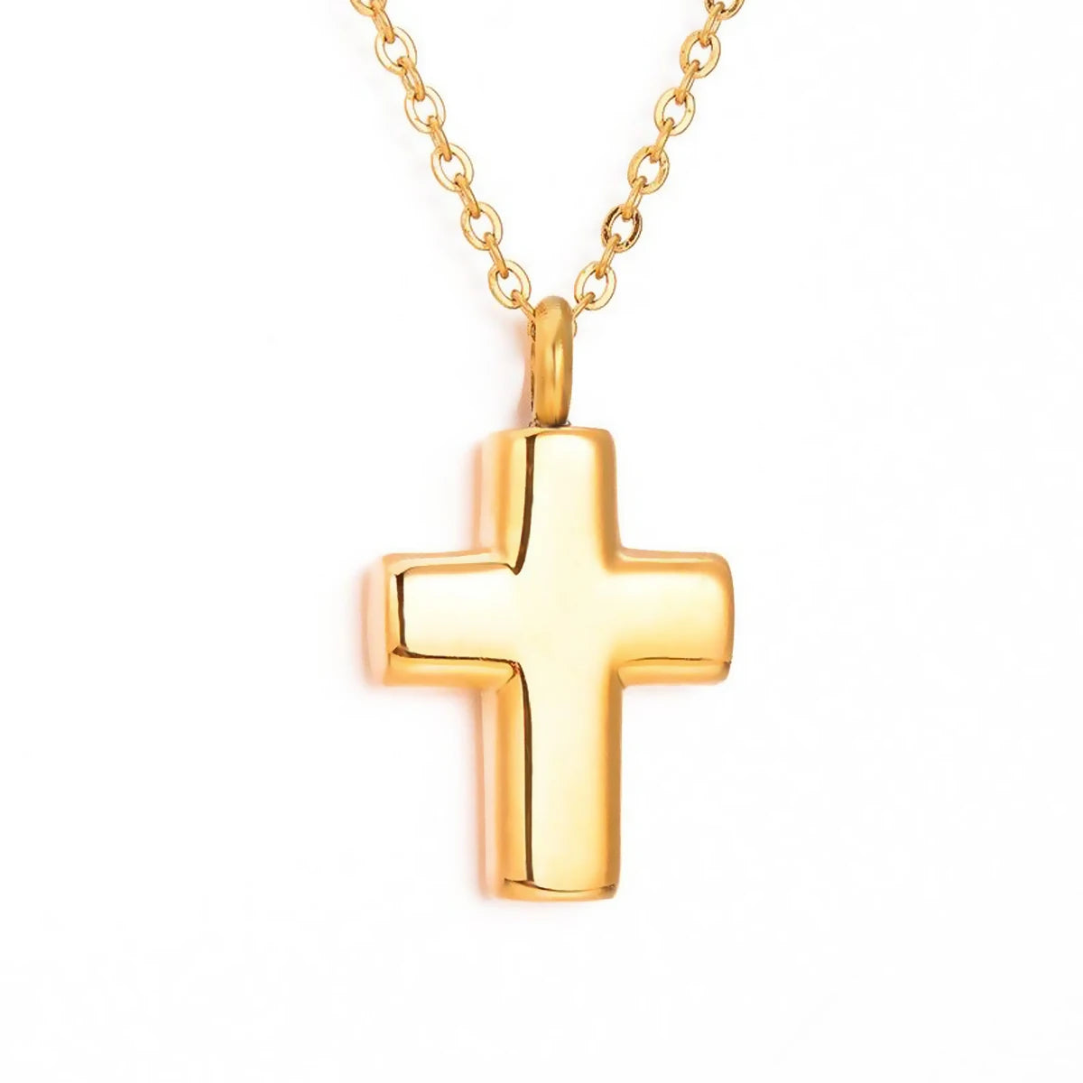 Pendentif croix souvenir – acier inoxydable