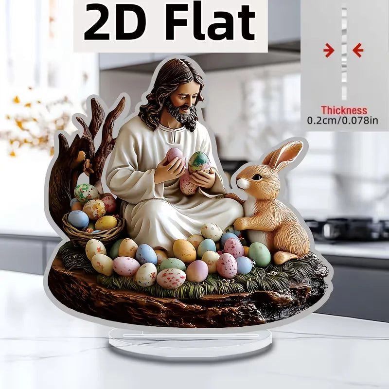 Décorations de bureau Jésus – figurines chrétiennes