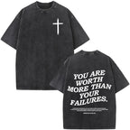 T-shirt chrétien unisexe Stella Christi – Col rond