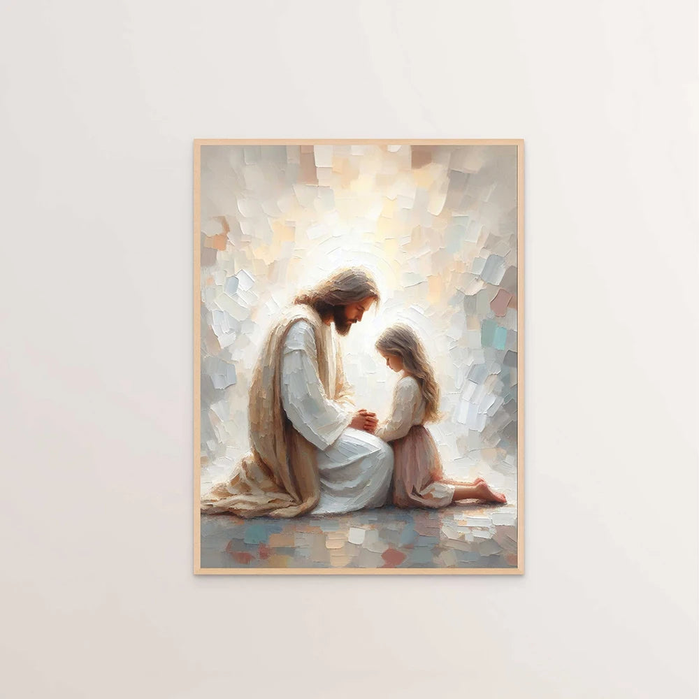 Affiche de Jésus-Christ sur toile – sans cadre – visuel fournisseur 20