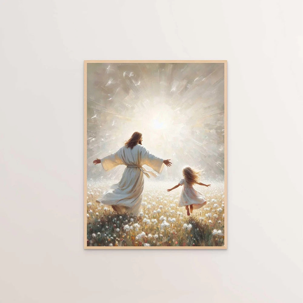 Affiche de Jésus-Christ sur toile – sans cadre – visuel fournisseur 6