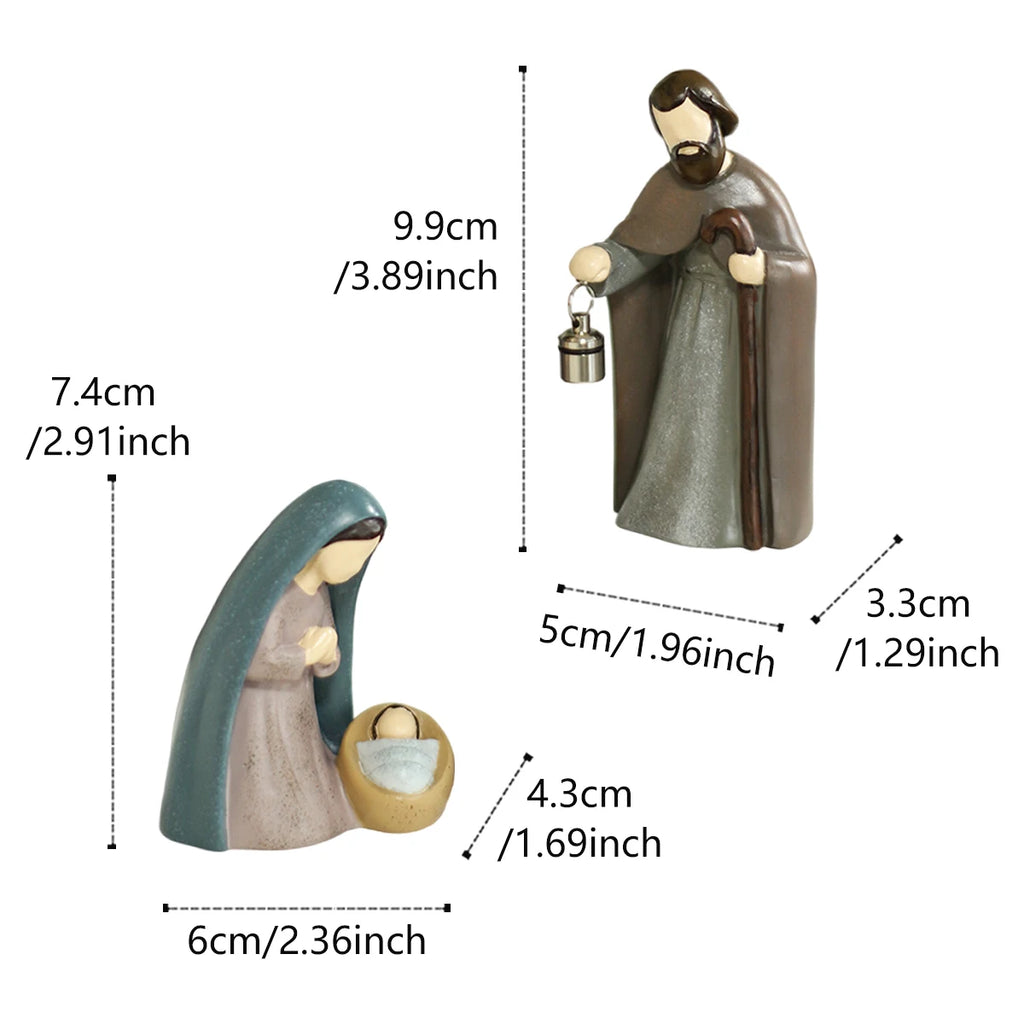 Lanternes de la Nativité – lot de 2 décorations – visuel fournisseur 6