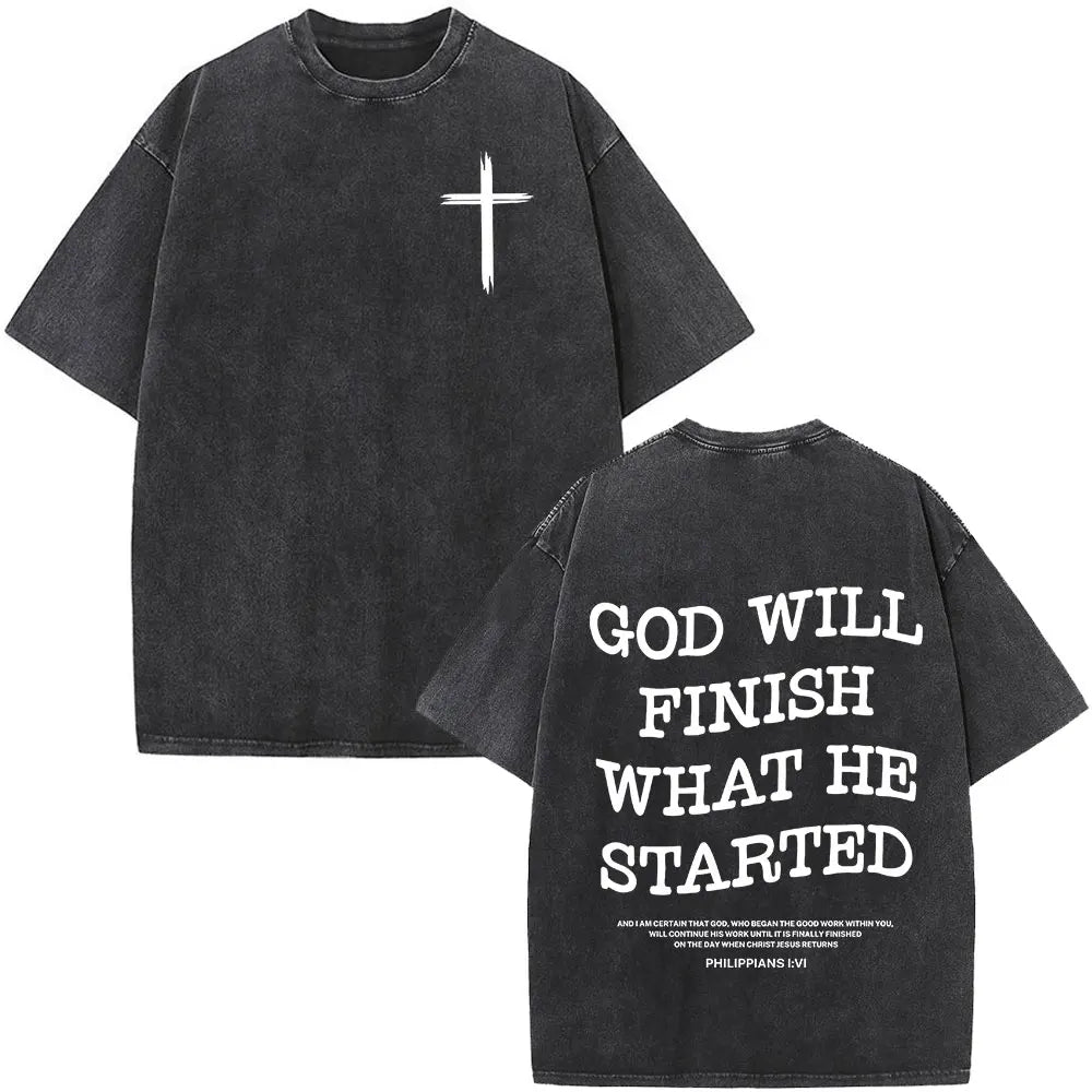 T-shirt chrétien unisexe Stella Christi – Col rond