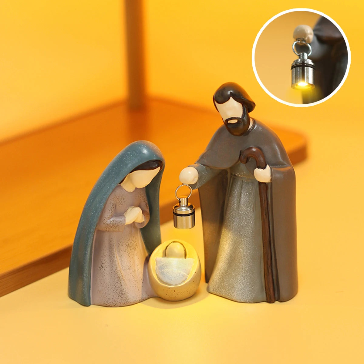 Lanternes de la Nativité – lot de 2 décorations – visuel fournisseur 2