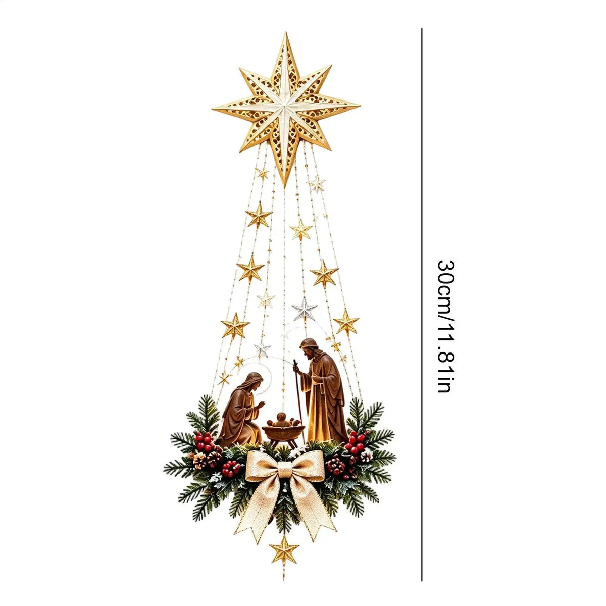 Décor mural de Noël ange ou étoile – acrylique – visuel fournisseur 6