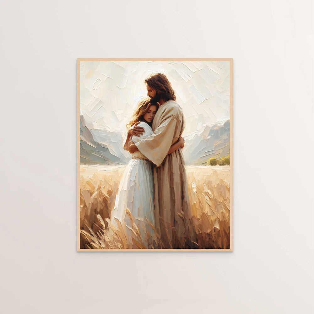 Affiche de Jésus-Christ sur toile – sans cadre – visuel fournisseur 28