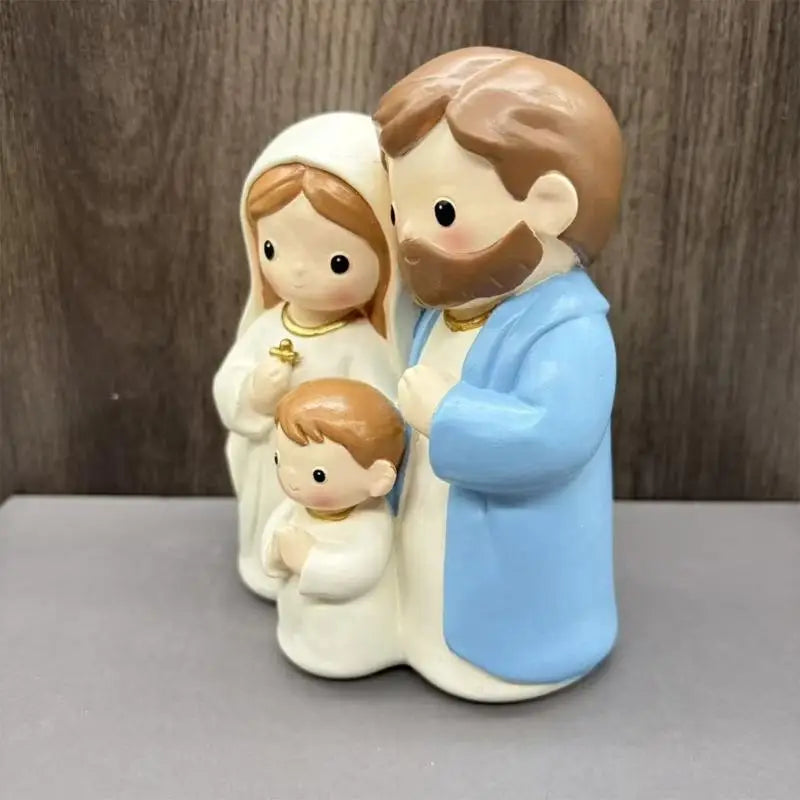 Sainte Famille miniature en résine – crèche de Noël – visuel fournisseur 4