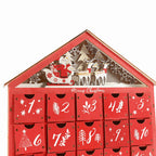 Calendrier de l’Avent en bois lumineux – 24 tiroirs – détail 3
