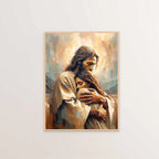 Affiche de Jésus-Christ sur toile – sans cadre – visuel fournisseur 24