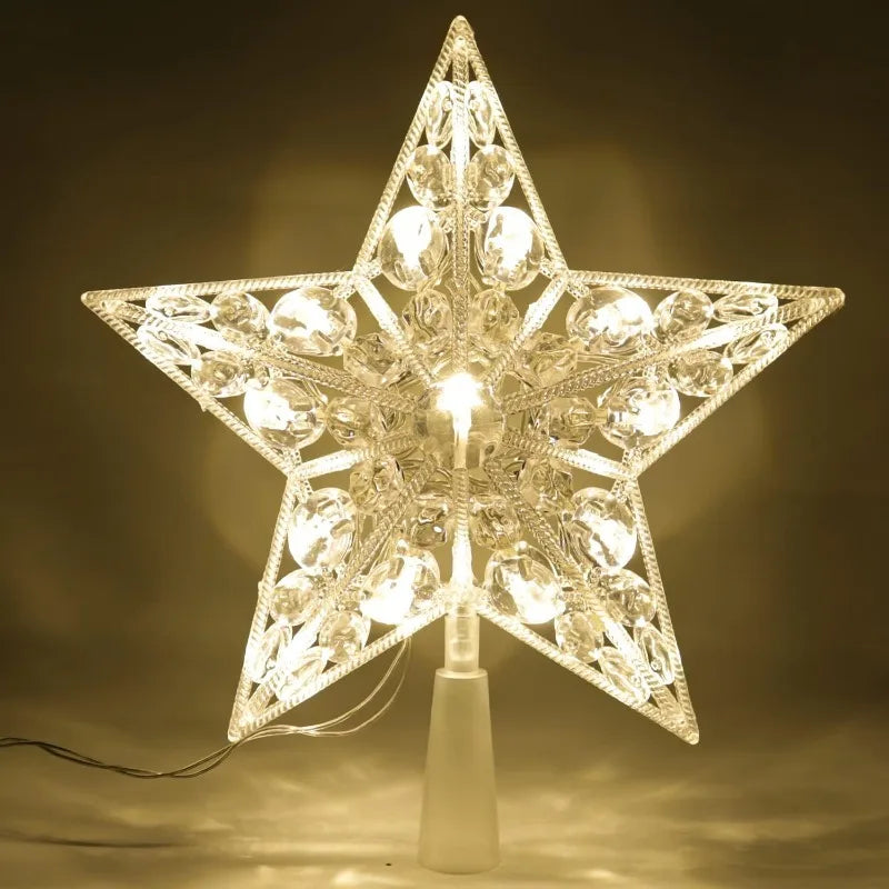 Étoiles et lunes lumineuses LED – modèles de Noël – vue principale