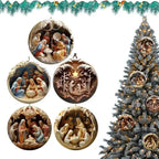 Décoration de Noël chrétienne : suspension Nativité en acrylique imprimé – visuel fournisseur 4