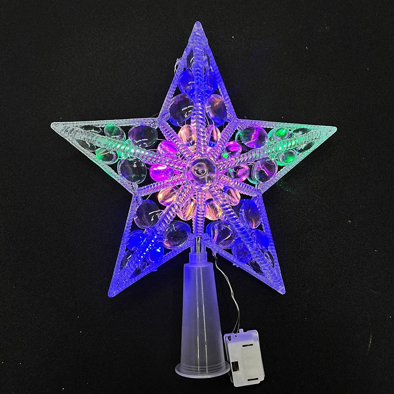 Étoiles et lunes lumineuses LED – modèles de Noël – détail 22