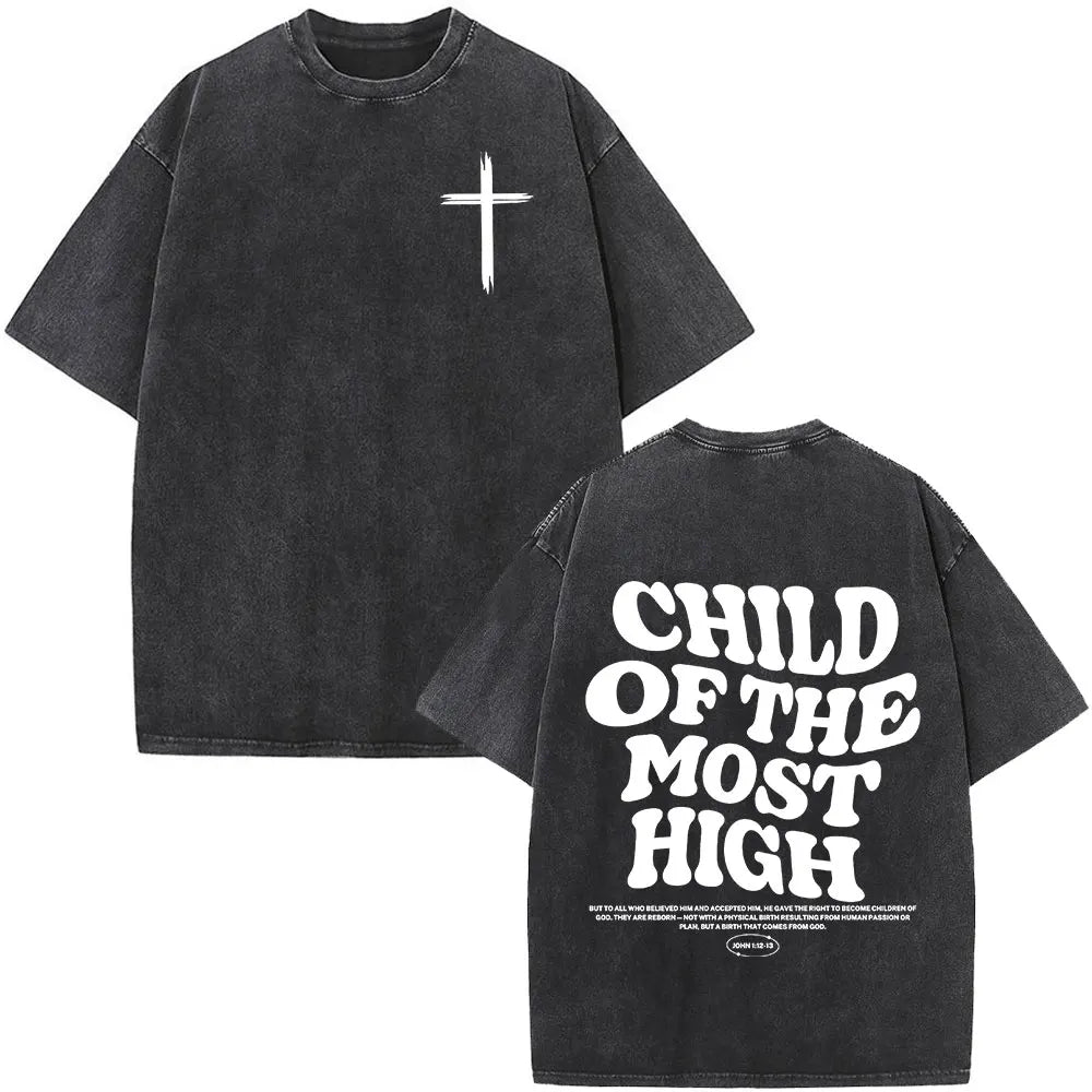 T-shirt chrétien unisexe Stella Christi – Col rond